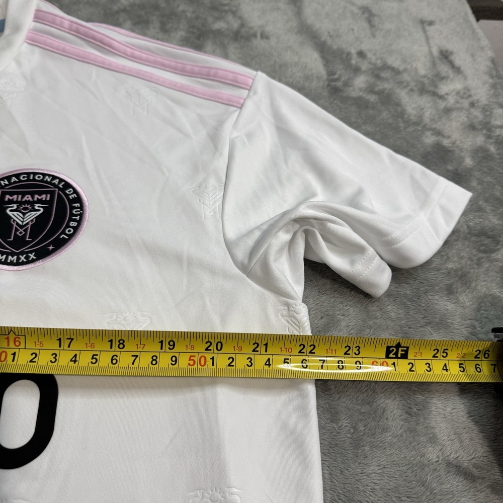 Adidas Lionel Messi Inter Miami CF #10 Men's Jersey White Size L RARE Soccer - Picture 11 of 12